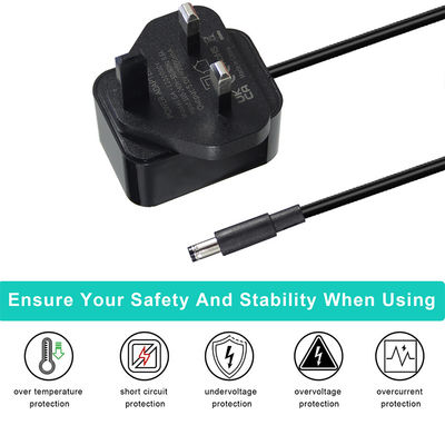 12V 1.5A British Ac To DC 5.5*2.1 5.5*2.5mm Adaptador de fuente de alimentación con certificado ROHS