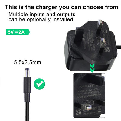 Adaptador de alimentación 12V 1A 12W 12V 1000mA para la UE