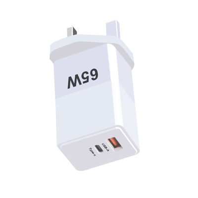 EU US UK AU GaN 140w 120w 65W 45w Cargador portátil USB C con función QC2.0