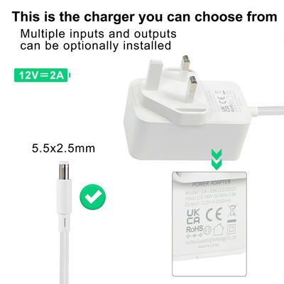 5V 2A luz LED de banda Adaptador de alimentación Función de protección Protección de cortocircuito