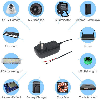 AU Adaptador de fuente de alimentación 5V 3A de salida para monitor LED y carga rápida