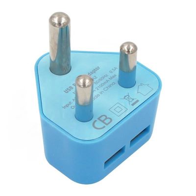 Adaptador de alimentación de viaje para Sudáfrica e India