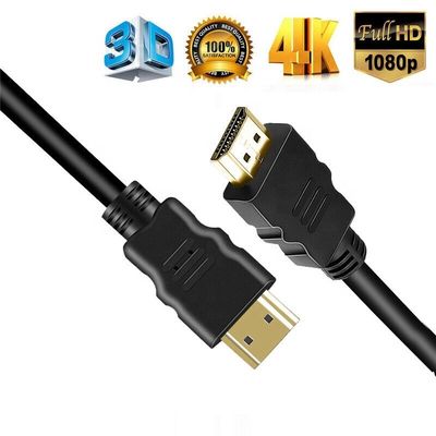 Lenguaje personalizado Versión 2.0 Cable HDMI 4K 60Hz 3D1080P 18Gbps 1M/2M/3M