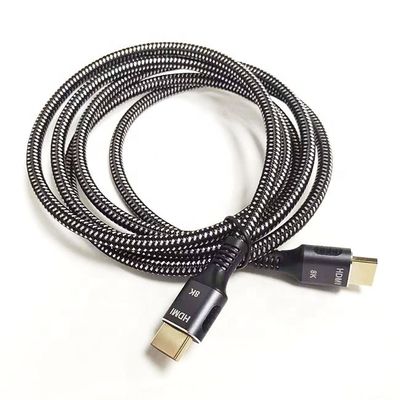 Alta velocidad 4K 8K UHD trenzado Nylon 2.1 HDMI Cable para la experiencia de visualización definitiva