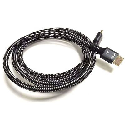 Alta velocidad 4K 8K UHD trenzado Nylon 2.1 HDMI Cable para la experiencia de visualización definitiva