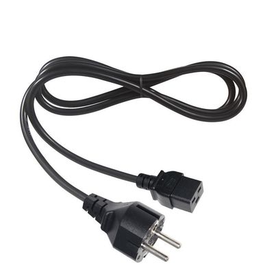 30A 240V Cable 1.5mm Shuko VDE Amplificador Cordón IECC19 Conector femenino Pdu Ac enchufe