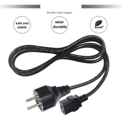30A 240V Cable 1.5mm Shuko VDE Amplificador Cordón IECC19 Conector femenino Pdu Ac enchufe