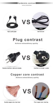 30A 240V Cable 1.5mm Shuko VDE Amplificador Cordón IECC19 Conector femenino Pdu Ac enchufe