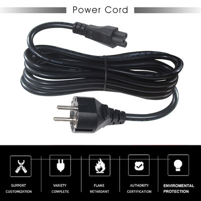 1.5M VDE CEE Euro Plug Cable IEC Computadora Eu Male Shucko 10A Cordón de alimentación Ac para adaptador Schuko C5