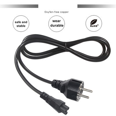 1.5M VDE CEE Euro Plug Cable IEC Computadora Eu Male Shucko 10A Cordón de alimentación Ac para adaptador Schuko C5