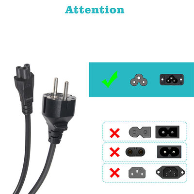 1.5M VDE CEE Euro Plug Cable IEC Computadora Eu Male Shucko 10A Cordón de alimentación Ac para adaptador Schuko C5