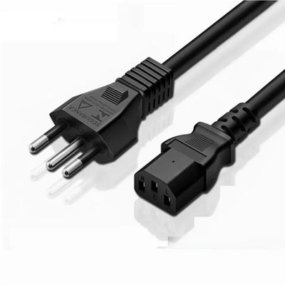 Enchufes suizos Cable de alimentación Enchufe de cables principales Suizos Enchufe Negro/Blanco 250V Enchufes suizos Cordón de cable de alimentación