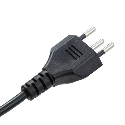 Enchufes suizos Cable de alimentación Enchufe de cables principales Suizos Enchufe Negro/Blanco 250V Enchufes suizos Cordón de cable de alimentación