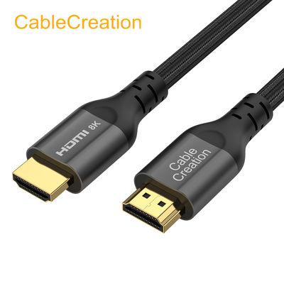48 Gbps 8K60Hz 4K120Hz 8K HDMI 2.1 Cable HDMI2.1 M a M Cable con chaqueta de PVC