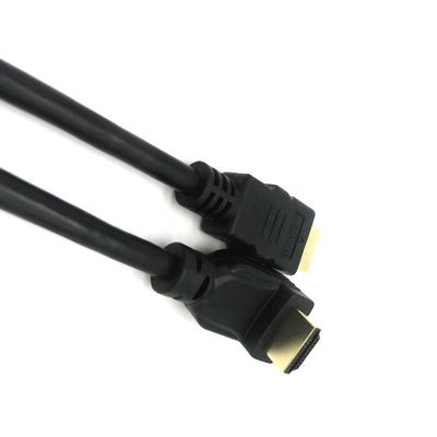 Conector de oro con ángulo de 90 grados 2.0V 4K 60Hz Cable HDMI 1.5m para multimedia