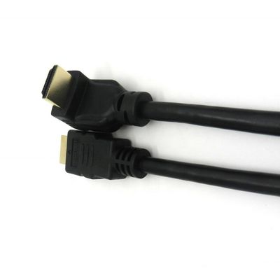 Conector de oro con ángulo de 90 grados 2.0V 4K 60Hz Cable HDMI 1.5m para multimedia