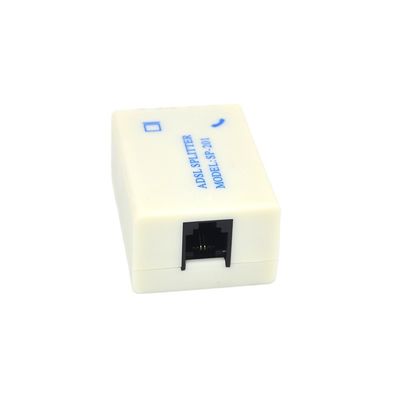 Adaptador de divisores de teléfono CE ROHS certificado para conexión ADSL utilizando el puerto RJ11 6P2C