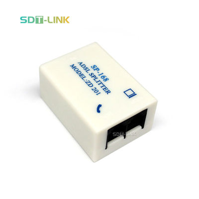 SP-168 ADSL RJ11 RJ45 Divididor de banda ancha telefónico de 60 vatios Potencia promedio Ancho de banda de 4.4 MHz