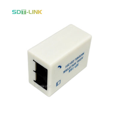 SP-168 ADSL RJ11 RJ45 Divididor de banda ancha telefónico de 60 vatios Potencia promedio Ancho de banda de 4.4 MHz