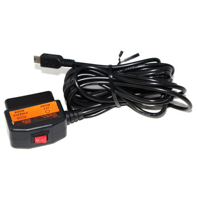Vehículos y coches de gas con conexión DVR registrador de conducción Cable de carga con conexión