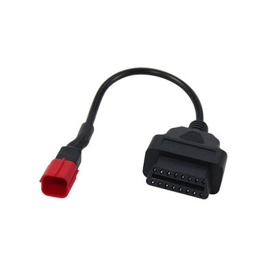 Cable de diagnóstico OBD de 6 pines de la motocicleta OBD1 a OBD2 Adaptador longitud personalizada