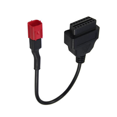 Cable de diagnóstico OBD de 6 pines de la motocicleta OBD1 a OBD2 Adaptador longitud personalizada