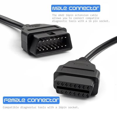 14Pin a 16PIN Cables de diagnóstico OBD II para motocicletas