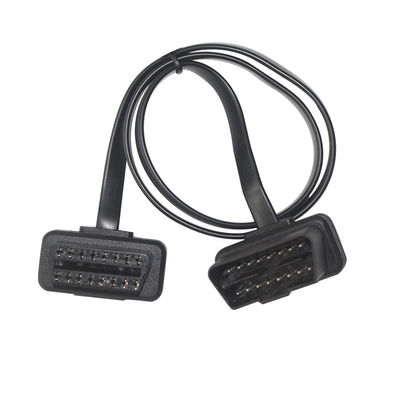 Cable de extensión de 16 pin masculino a femenino para el adaptador de herramientas de diagnóstico OBD 2 automotriz