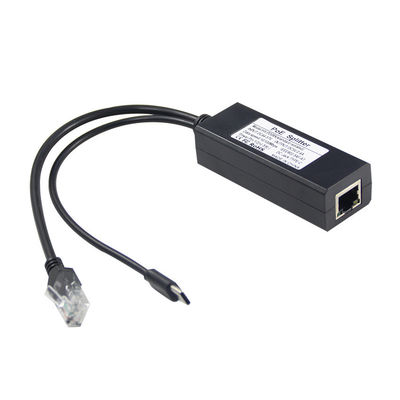 48V a 5V 2.4A MAX POE Splitter USB-C 12W Molde privado NO Entrada 100-240V AC 50/60Hz