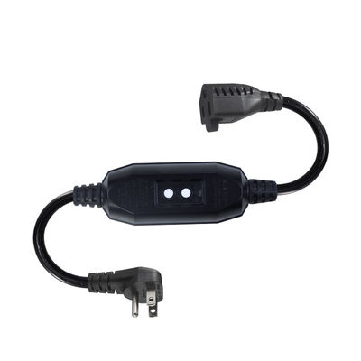 GFCI NEMA 515P a 515R Cordón de extensión impermeable con enchufe de fallo IP54