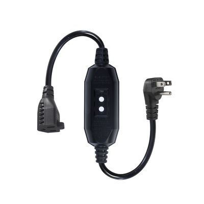 GFCI NEMA 515P a 515R Cordón de extensión impermeable con enchufe de fallo IP54