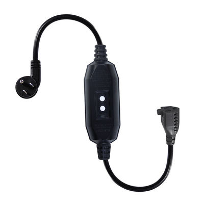 GFCI NEMA 515P a 515R Cordón de extensión impermeable con enchufe de fallo IP54