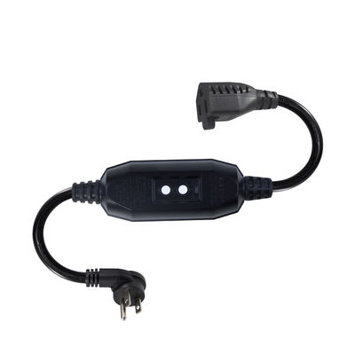 20 amperios de trabajo pesado de la automoción GFCI enchufe NEMA 515P macho a 515R cordón de extensión femenino