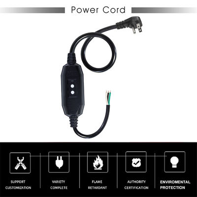 20 amperios de trabajo pesado de la automoción GFCI enchufe NEMA 515P macho a 515R cordón de extensión femenino