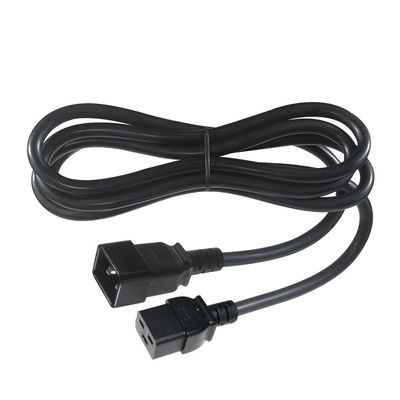 2Xc19 Enchufe 20A Pdu de trabajo pesado 15A 250V 14 Awg a C20 cable de alimentación