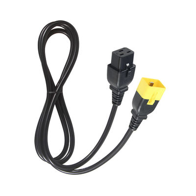 Cable eléctrico 320 C20 Hombre a C19 Conector de toma de corriente 60320 Iec Cordón de alimentación del ordenador