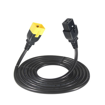 Cable eléctrico 320 C20 Hombre a C19 Conector de toma de corriente 60320 Iec Cordón de alimentación del ordenador