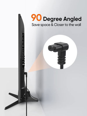 Cordón de alimentación C7 de 2 pines de la UE 1.5m 250V 10A para portátil