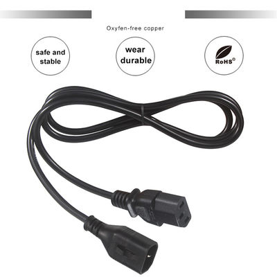 Cordón de extensión C14 a C13 para el suministro de energía de PC