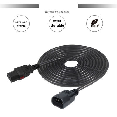 18 awg Panel de computadora montado en el cable C14 Conector de conexión de conector de conexión de conexión de conector de conexión de conexión de conexión de conexión de conexión de conexión de conexión de conexión de conexión de conexión de conexión de conexión de conexión de conexión de conexión de conexión de conexión de conexión de conexión de conexión de conexión de conexión de conexión de conexión de conexión de conexión de conexión de conexión de conexión de conexión de conexión de cone