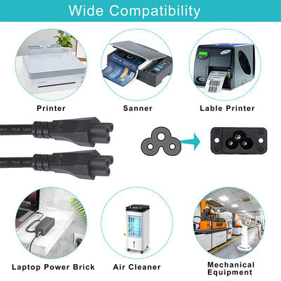 IEC 60320 C5 a IEC 60320 C6 para unidades de distribución de UPS