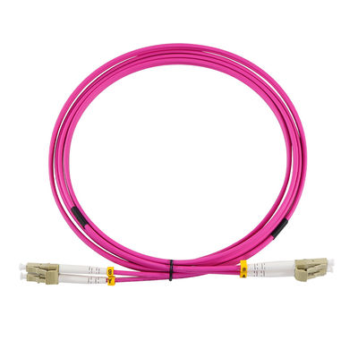 OM3 30Meter/98ft LC a LC Cordón de cable de fibra óptica LSZH 10GB Multimodo Duplex 50/125um