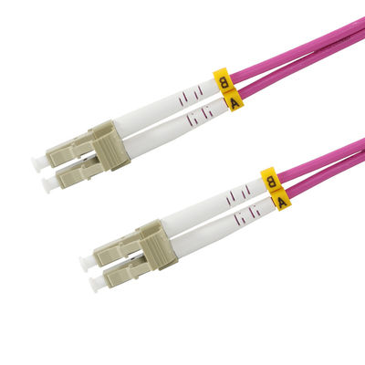 OM3 30Meter/98ft LC a LC Cordón de cable de fibra óptica LSZH 10GB Multimodo Duplex 50/125um