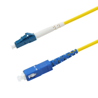 LSZH LC SC Cordón de parche de fibra óptica Tipo Os2 Conector de fibra óptica Om3 de modo único