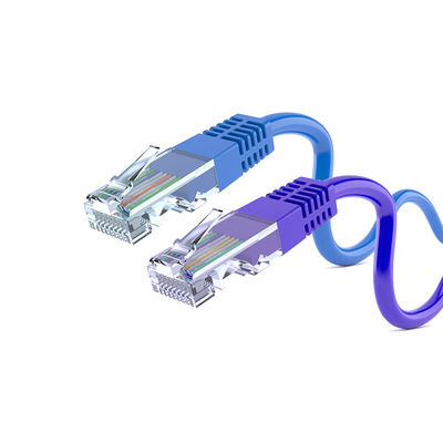 Cable Ethernet Cat6 24AWG RJ45 Macho a Macho 25 pies Azul