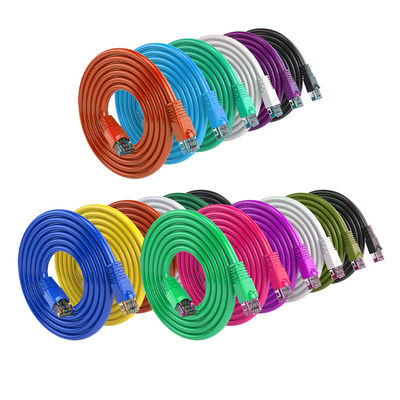 Cable Ethernet con conector masculino Rj45 protegido Red de Internet de alta velocidad Cable Cat 5e
