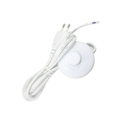 Conector para lámparas de sal Cable de corriente alterna Euro Switch eléctrico de piso de pie