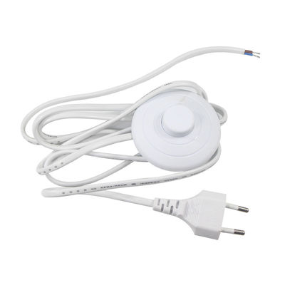 Conector para lámparas de sal Cable de corriente alterna Euro Switch eléctrico de piso de pie
