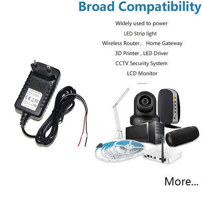Adaptador de corriente DC de 12V 2A con enchufe de 5,5x2,1mm