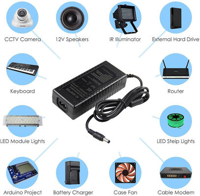 54V 1.3A Conector de computadora portátil con conmutador 55Mmx21mm Adaptador de alimentación DC Entrada 100-240V Ac 50-60Hz